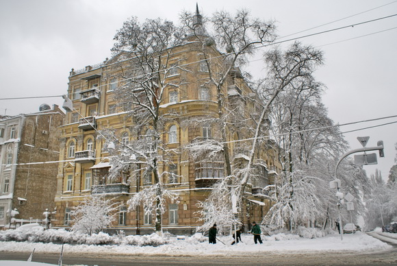 Киев зимой. Фото.